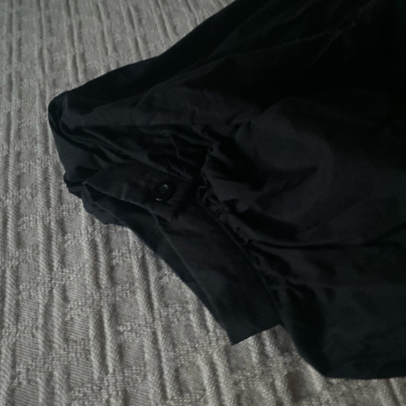 Anthropologie English Factory black puff sleeve top. - Picture 6 of 9